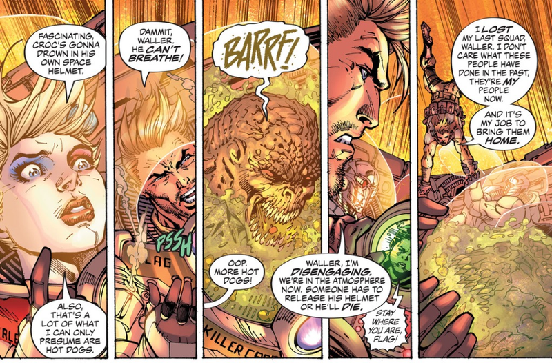 Suicide Squad #1 art by Jim Lee, Scott Williams, and Alex Sinclair